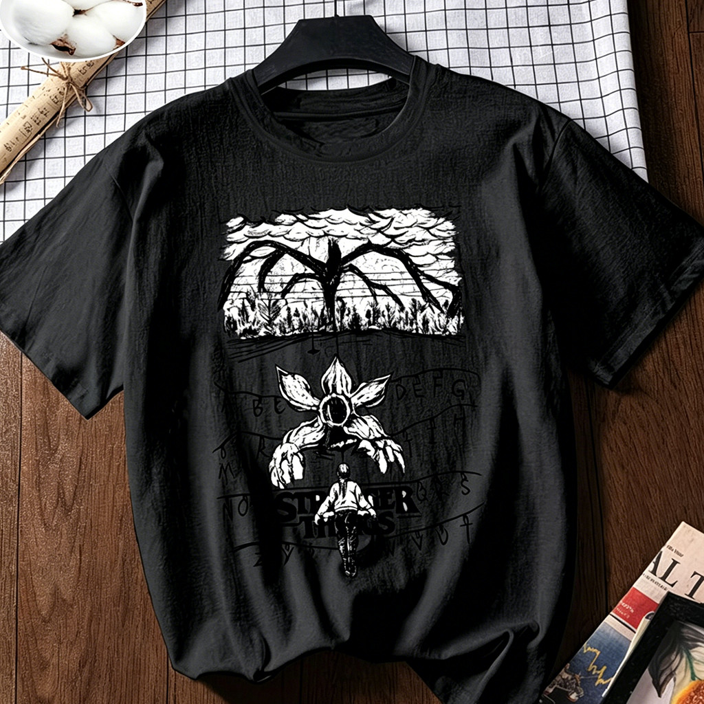 Camiseta Feminina Estampa de Árvore e Silhueta Moderna Confortável Estilosa Linda Moda Feminina Casual
