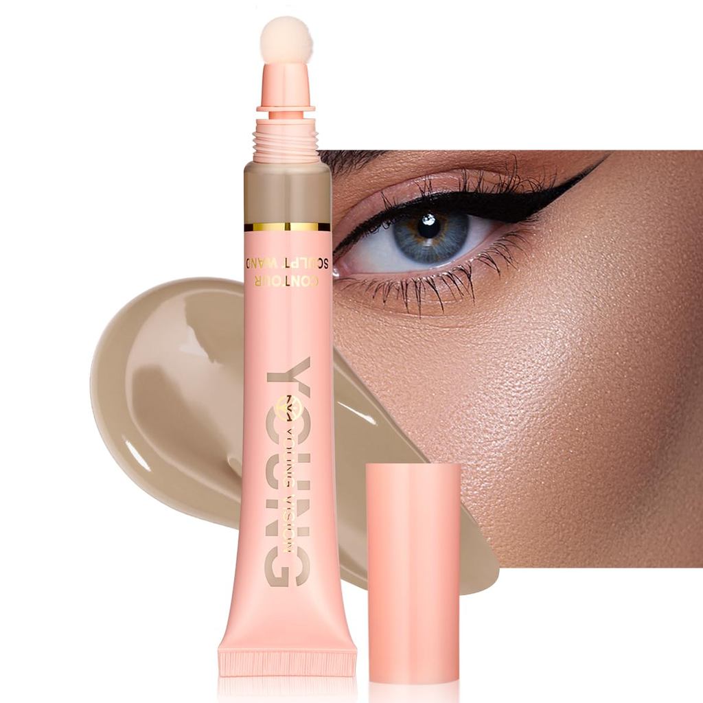 YOUNG VISION Liquid Contour Stick - Maquiagem para Escultura de Contornos, Acabamento Bronze, 0,35 Onças Fluidas