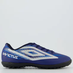Chuteira Umbro Invictus Society Azul Marinho e Cinza