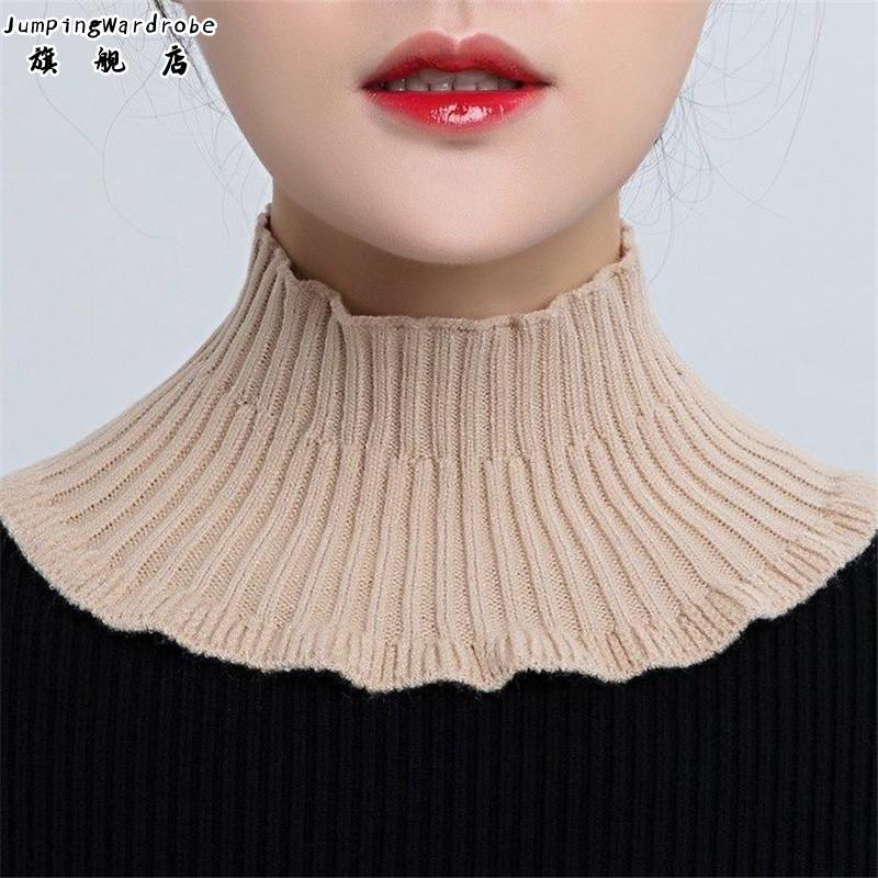 Colar protetor de pescoço pequeno babador feminino outono inverno colar quente coluna Cervical colar decoração colar fal