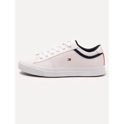 Tênis Tommy Hilfiger Masculino Jay 13A Iconic Leather Puched Original Branco