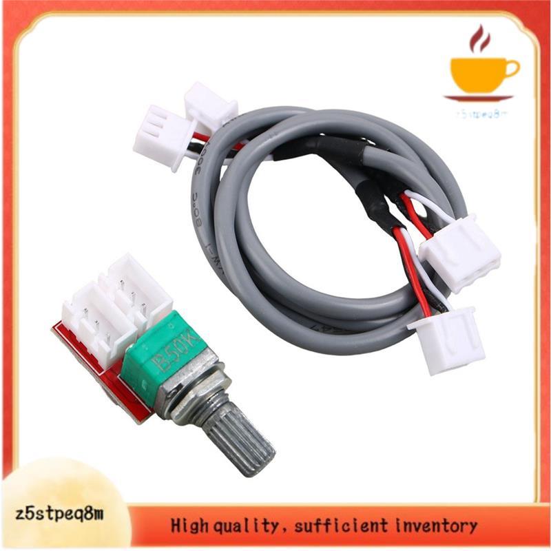 Potenciômetro De Volume Duplex 50K Adaptador Com Fio Blindado DIY Acessórios Do Módulo Amplificador Potência Áudio