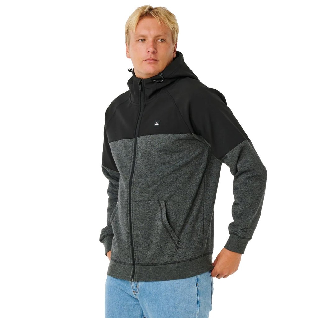 Moletom Rip Curl Anti Series Viral Zip Thru Black Impoprtado