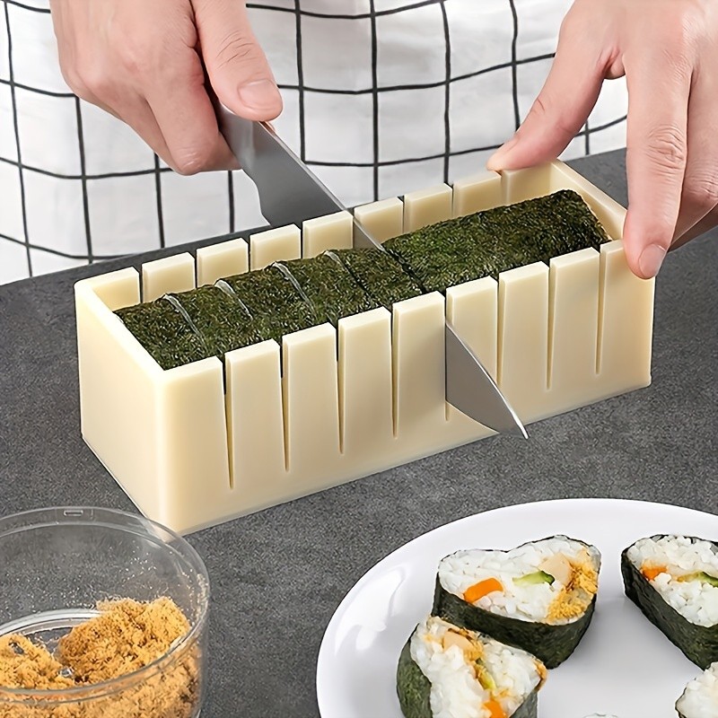 Conjunto de três peças DIY Sushi Mold Set | Acessórios Bento de alta qualidade | Fabricante de bolas de arroz de algas m