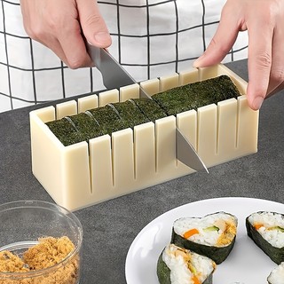 Conjunto de três peças DIY Sushi Mold Set | Acessórios Bento de alta qualidade | Fabricante de bolas de arroz de algas m