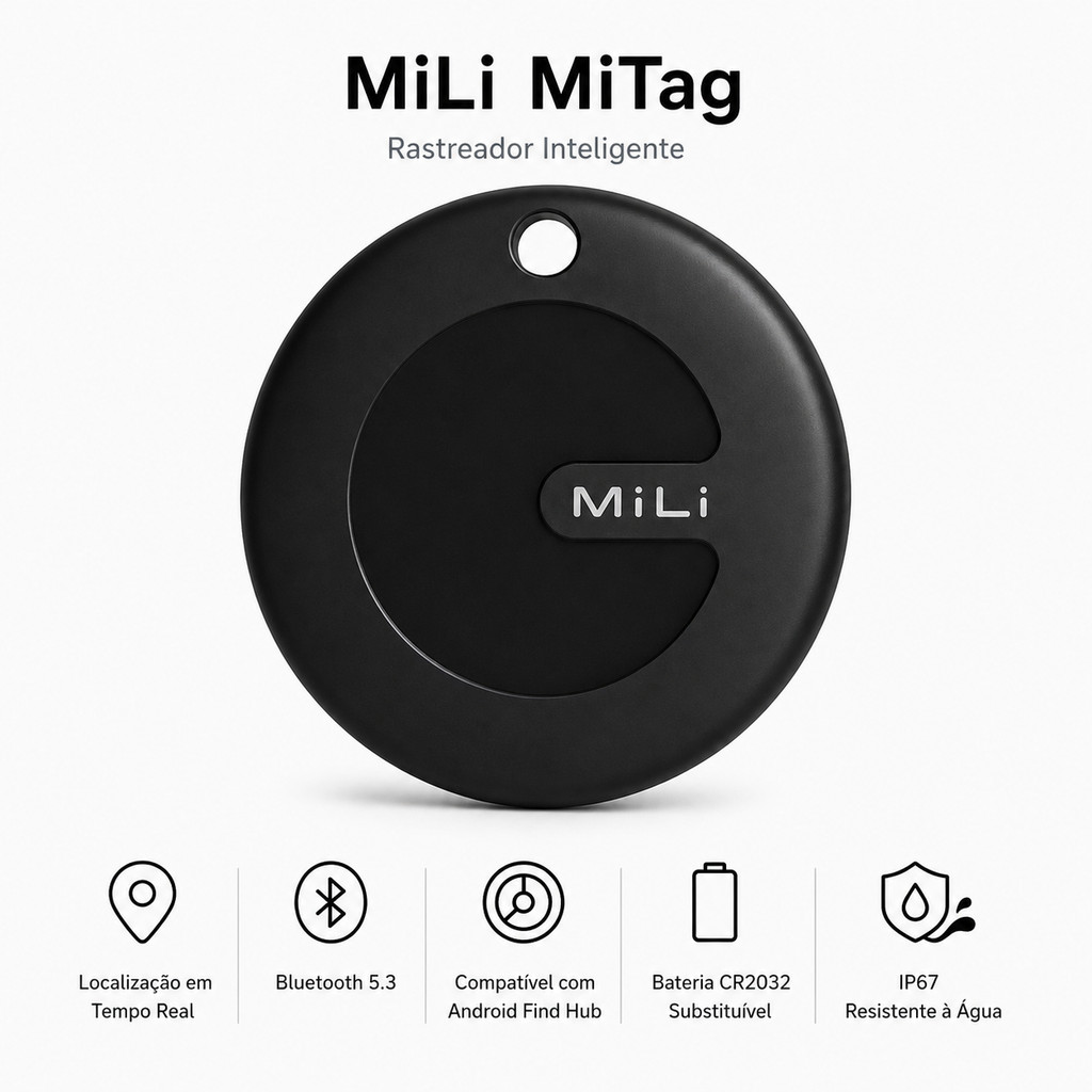 MiLi MiTag Smart Tag Android Find Hub Bluetooth 5.3 IP67