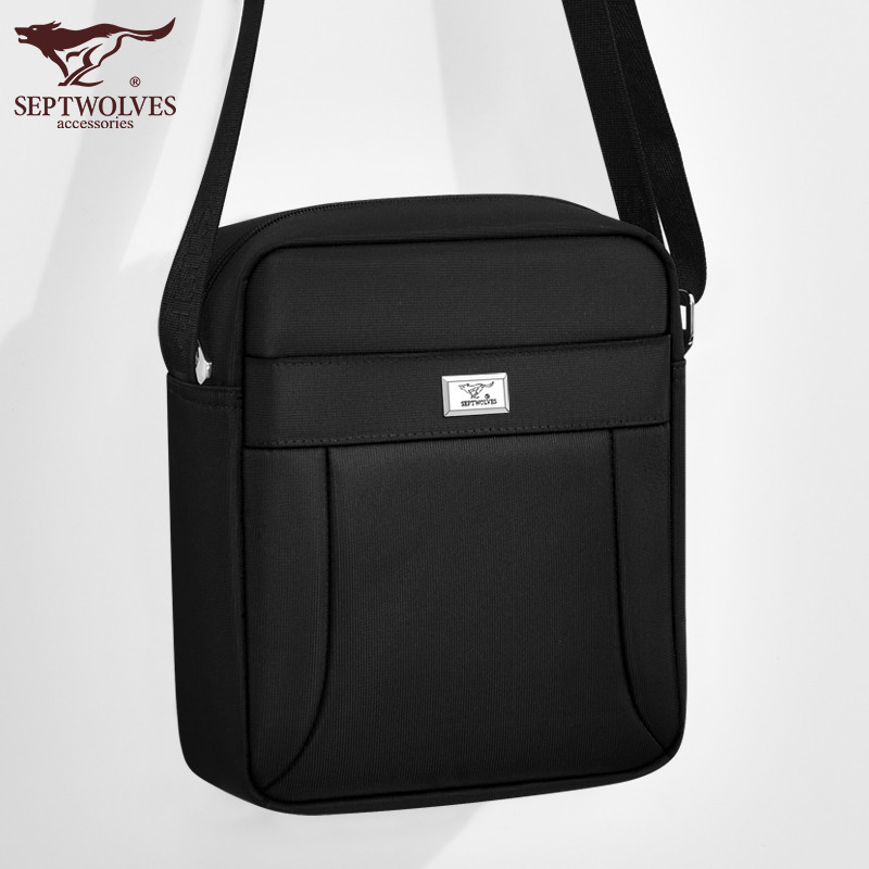 Sete cavalos lobo mensageiro saco mochila masculina bolsa de ombro novo estilo Commuter saco de viagem lazer esportes ao
