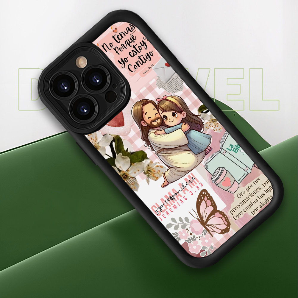 Capinha Anti-Impacto De Being with the Lord Legal Para Samsung A07 A17 A56 A36 A55 A54 A16 A15 A14 A34 A35 A32