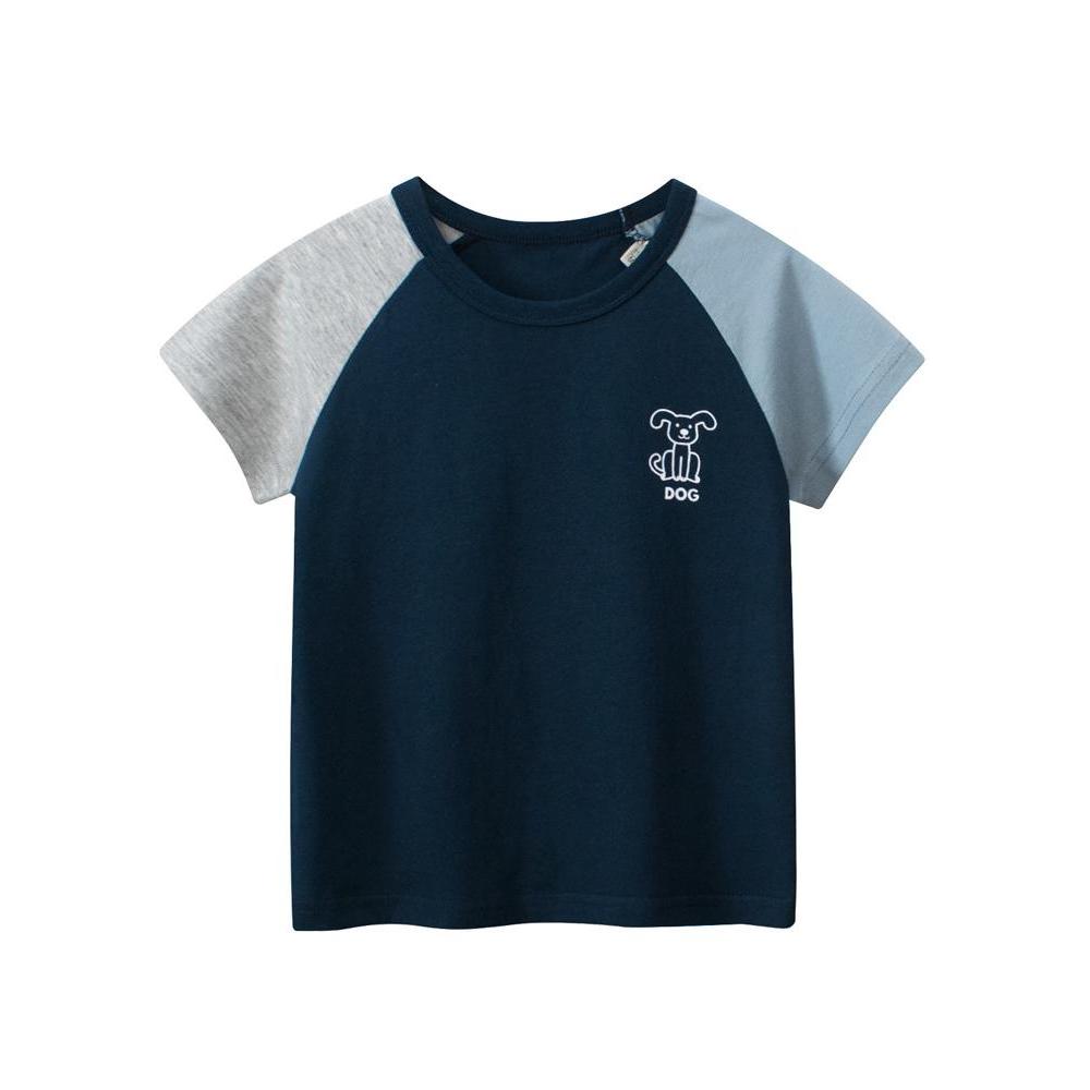27 crianças roupas infantis de algodão puro camiseta de manga curta verão novo estilo 2026 meninos médio pequeno criança