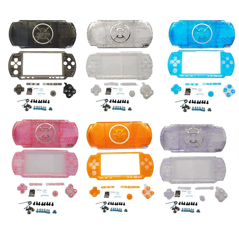 Adequado para a capa do PSP3000, capa de substituição transparente do PSP3000, revestimento externo do PSP3000, tampa fr