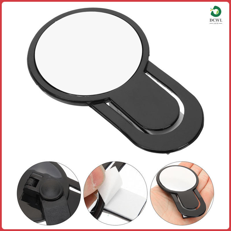 Monitor Espelho Pequeno Retrovisor Adesivo Cubículo De Mesa Ver Atrás De Você