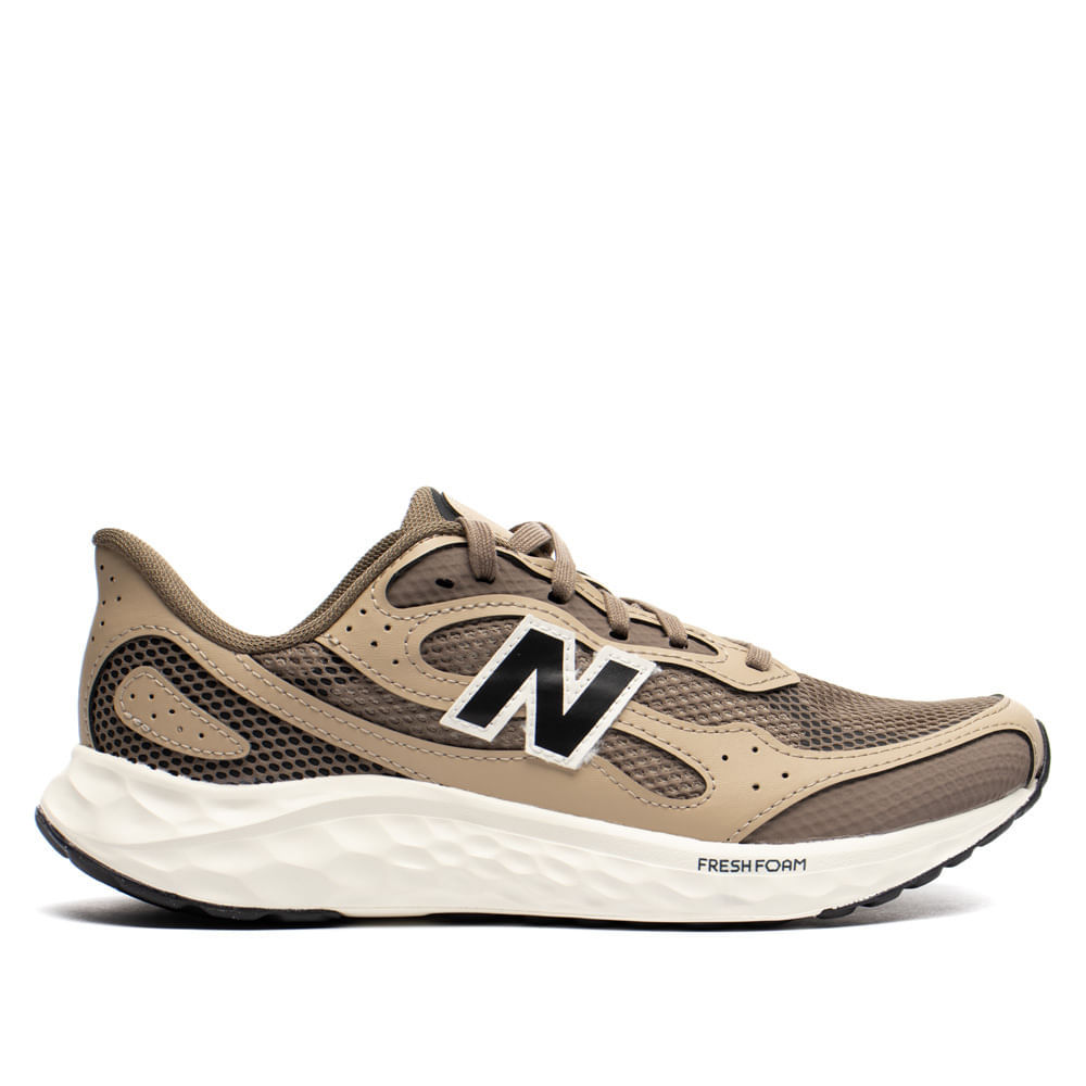 Tênis Masculino New Balance Fresh Foam Arishi V4 Marrom/Bege