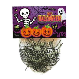Kit Aranhas Halloween 12 Peças Insetos Decorativos Festa