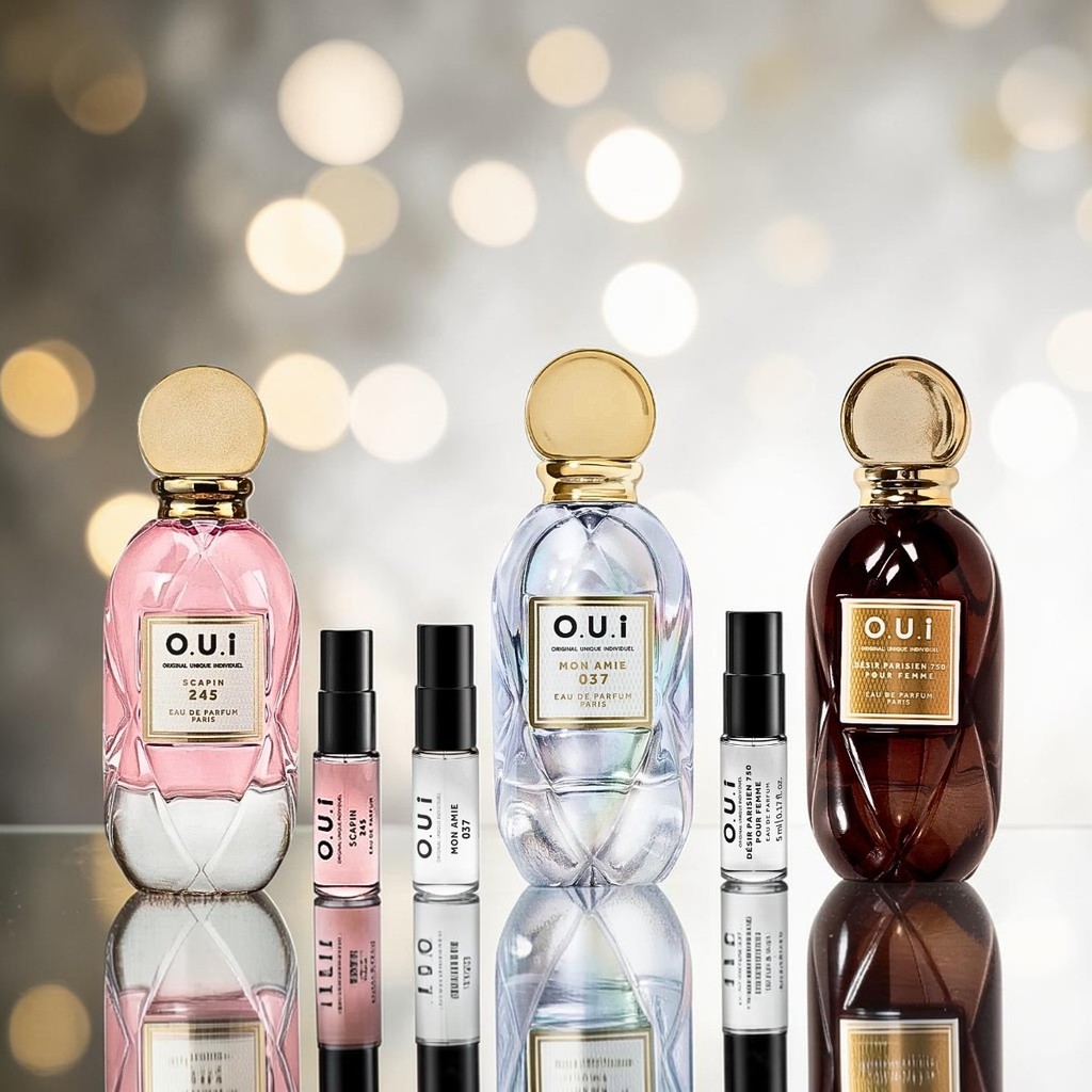 Oui La Collection Miniatura Feminino Kit 3 Eau De Parfum Spray 5ml Bolsa Scapin-Mon Amie-Parisien