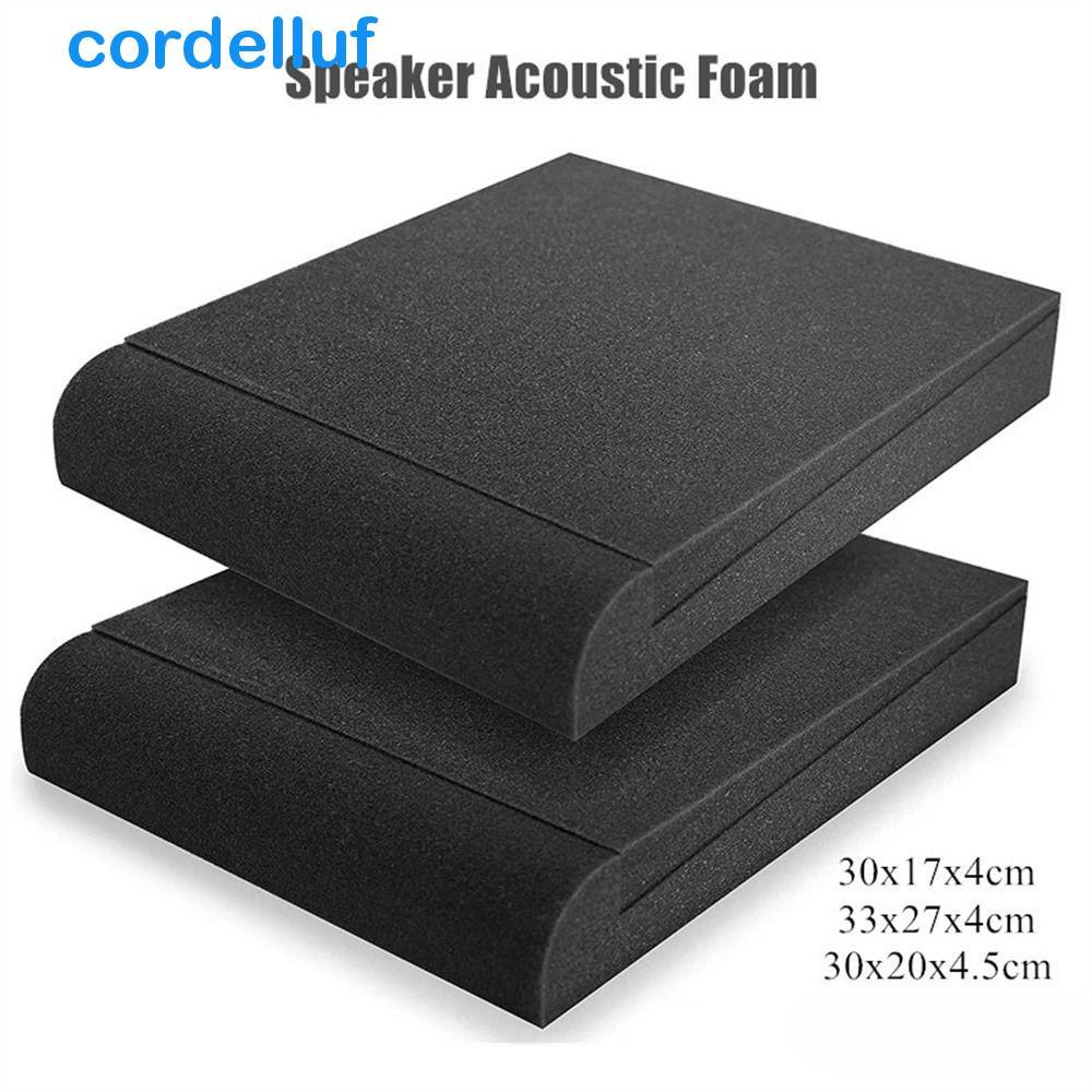 CORDELLUF Alto-Falantes Esponja Painéis De Isolamento Almofadas De Som 33x27x4cm Subwoofer Falante Espuma Acústica
