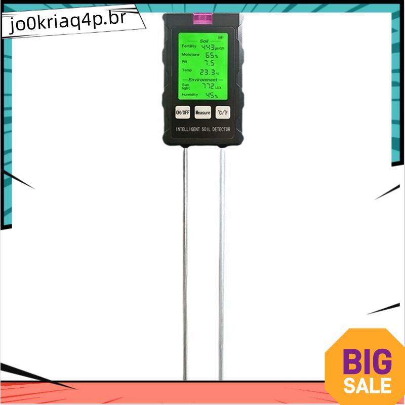Testador De Solo 6 Em 1 , Umidade , Luz Solar , Medidor De PH , Temperatura Fertilidade Do , Jardim , Planta , Flor ,