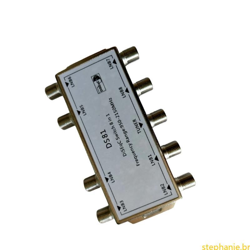 Melhor Comutação Sinal TV Via Satélite 8 Entradas Para Transmissão Receptores