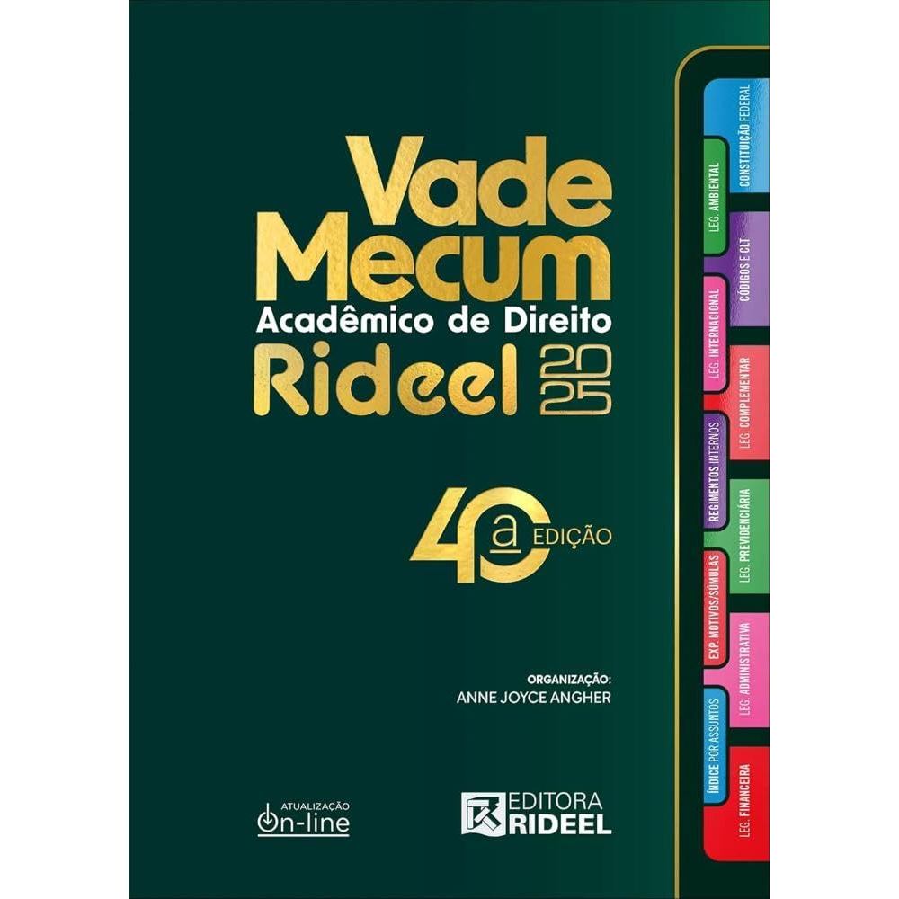 Vade Mecum Acadêmico de Direito Rideel 2025 - 40ª Edição