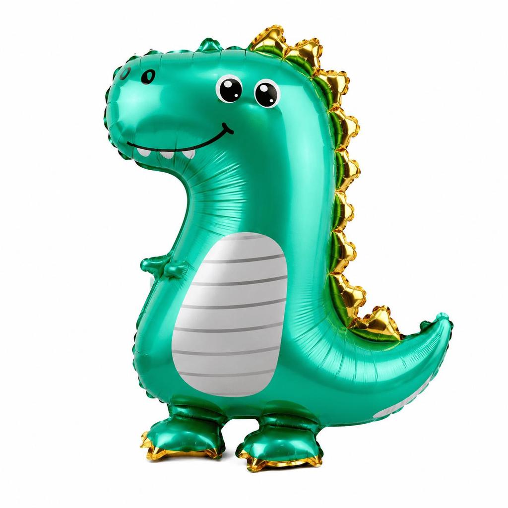 Kit Festa Infantil Dinossauro Balão Grande 87 cm Metalizado Tema Dino 2 5 Ou 10 Unidades