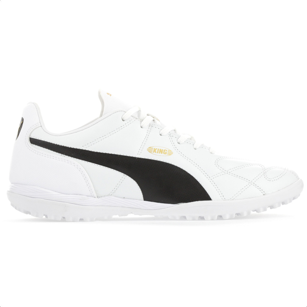 Chuteira Puma Society King TT BDP Branca - Masculina