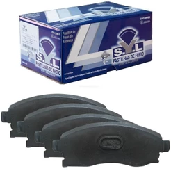 Jogo Pastilha Freio Dianteira Peugeot 207 2008 A 2013 Sistema Bosch