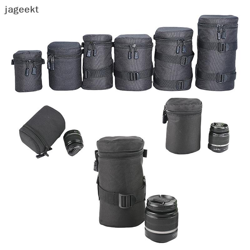 [jageekt] 1 Peça Acessórios De Fotografia Luxo Lente Da Câmera Bolsa Caso Para Canon Nikon Sony Olympus Fuji DSLR BR