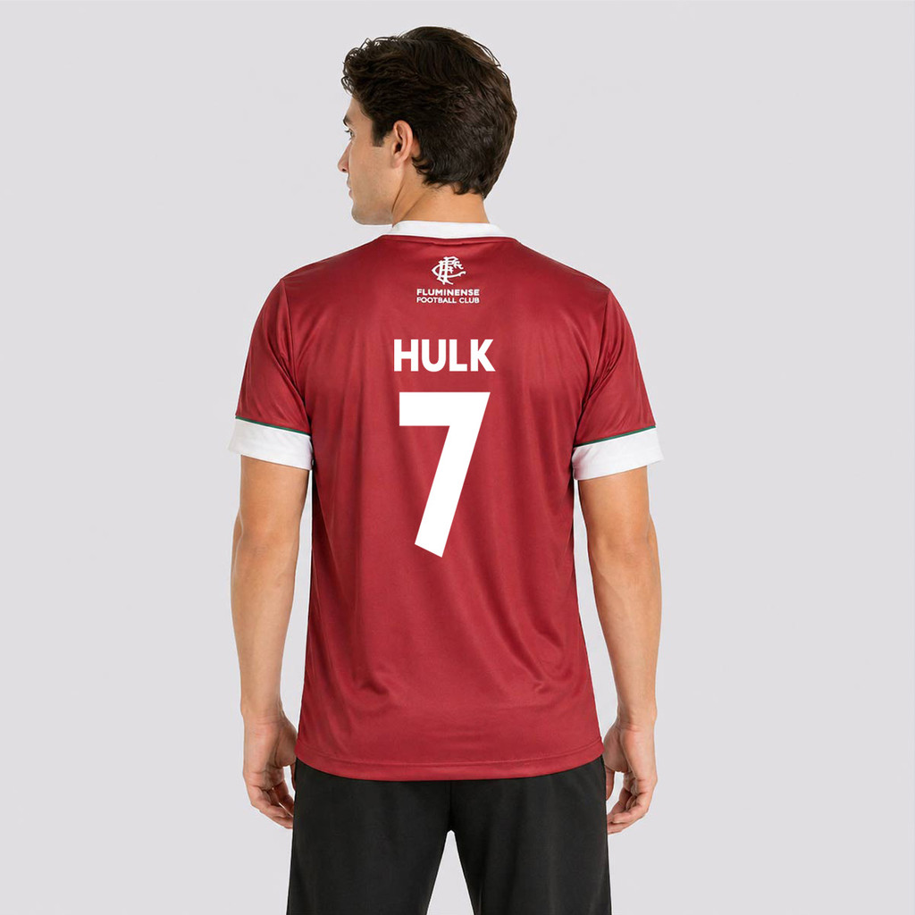 Camisa Fluminense Chiado Grená 7 Hulk