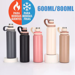 Garrafa Térmica 600ml/800ml garrafa espacial Quente & Frio Com Isolamento Térmico De Grande Capacidade
