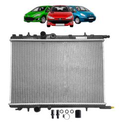 Radiador Peugeot 206 207 307 Picasso Xsara Hoggar Brasado