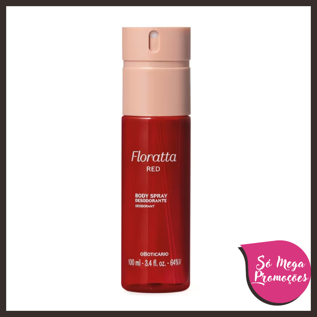 Body Spray Desodorante Floratta Red 100ml