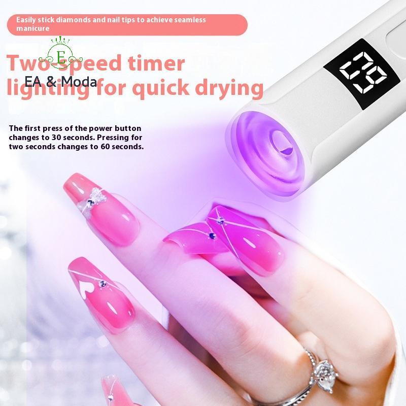 EA & Moda Profissional Prego UV Lâmpada LED Mesa Com Display Recarregável Portátil Mini Secador De Unhas Suporte Para Ar