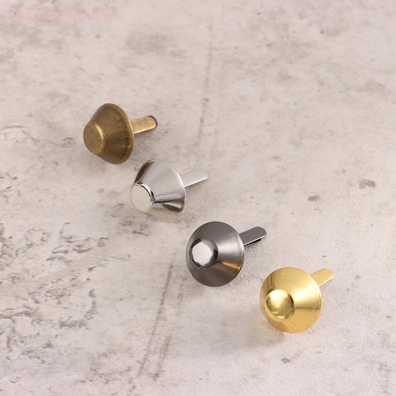 < busines > 20 Peças Acessórios De Bolsa De Metal Pés Rebites Pinos Perfurados Para Couro Faça Você Mesmo Artesanato Har