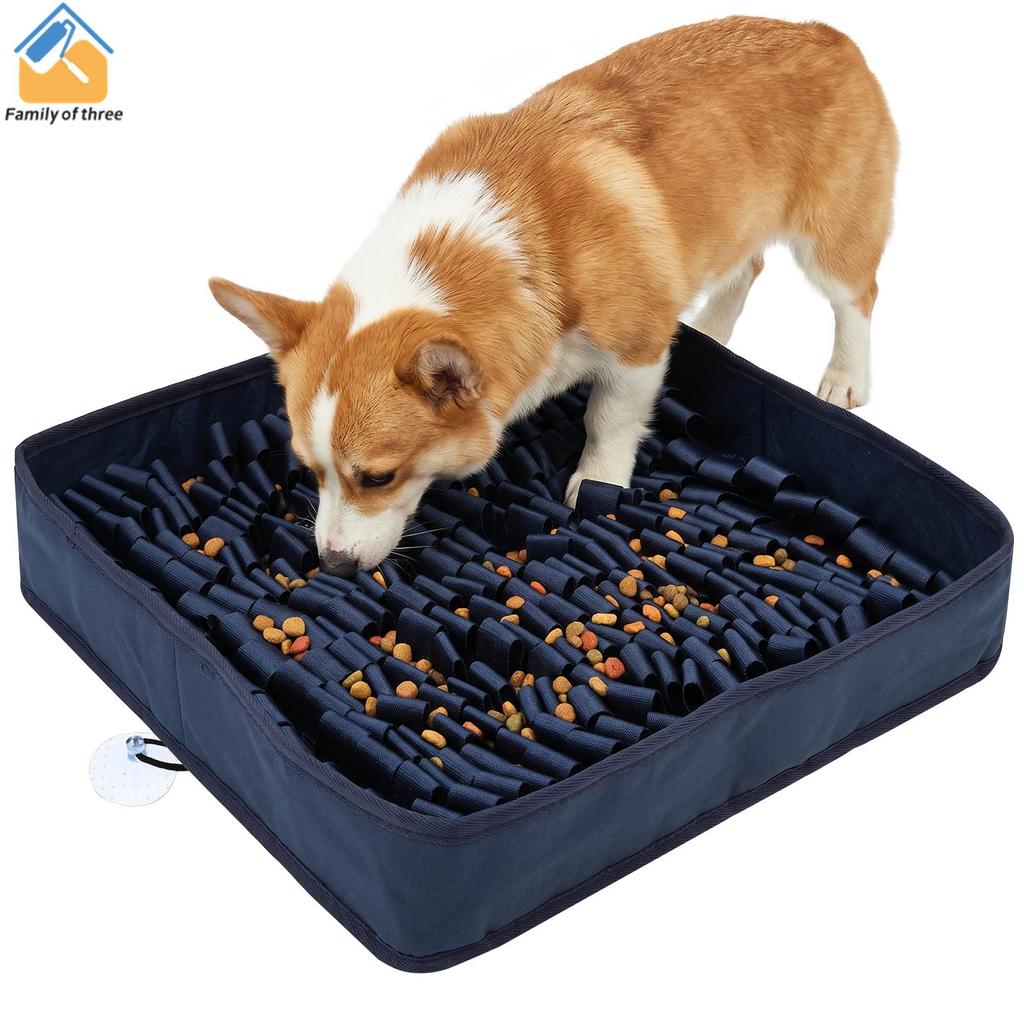 Tapete De Snuffle Para Cães , Alimentação Animais De Estimação , Quebra-Cabeça Interativo , Brinquedos , Lavável , Almof