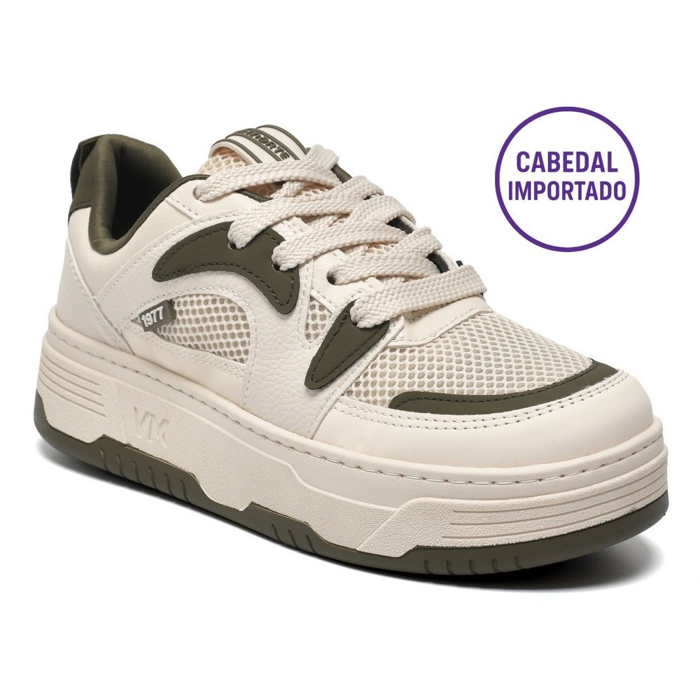 Tênis Via Marte Casual Feminino 225-006 Fashion Leve Confortável para Dia a Dia