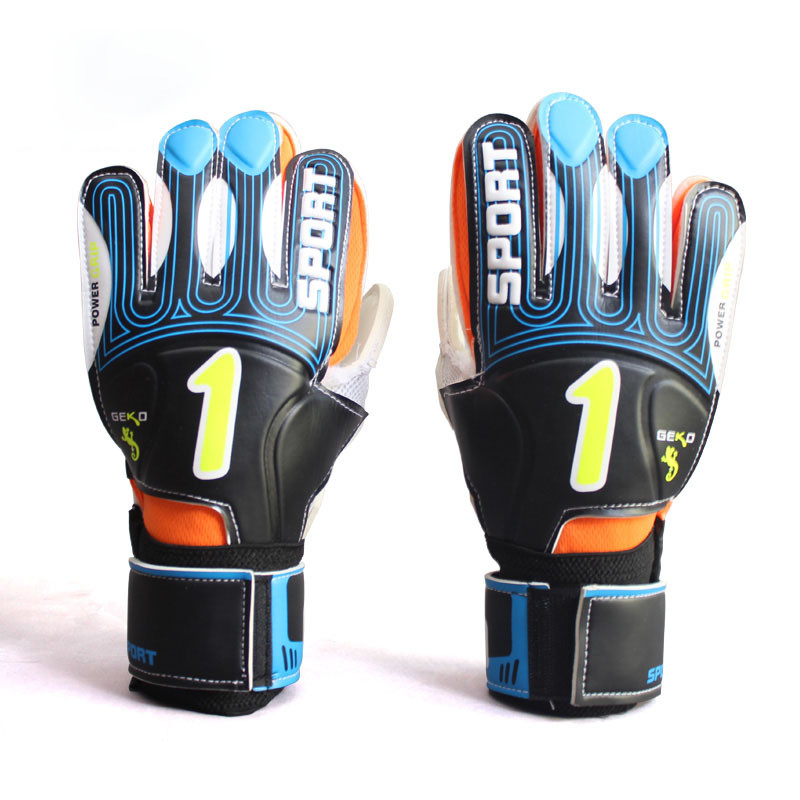 Luvas de goleiro de futebol adulto com proteção para os dedos da criança crianças adolescentes luvas de goleiro de látex