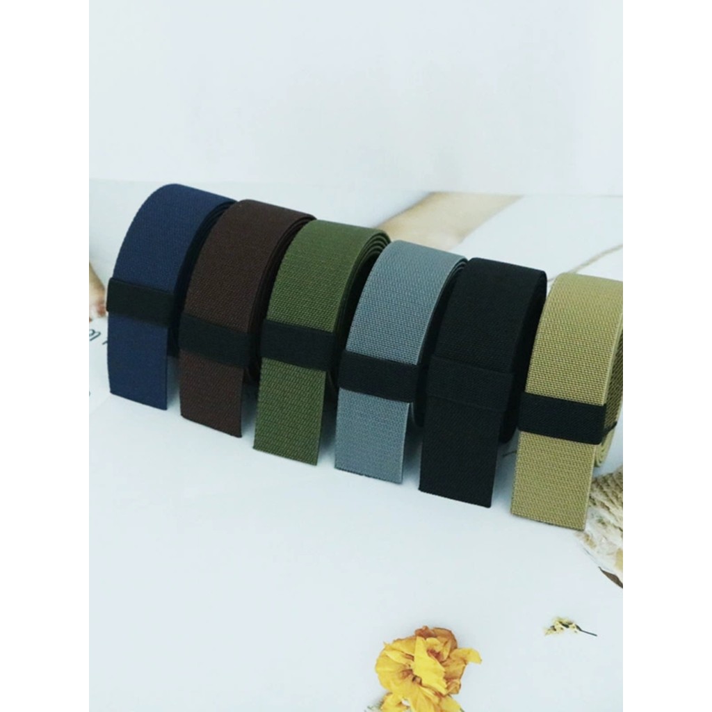 Cinto elástico corpo 3.8CM de largura elástico cinto tira engrossado estendido trançado masculino feminino cinto acessór