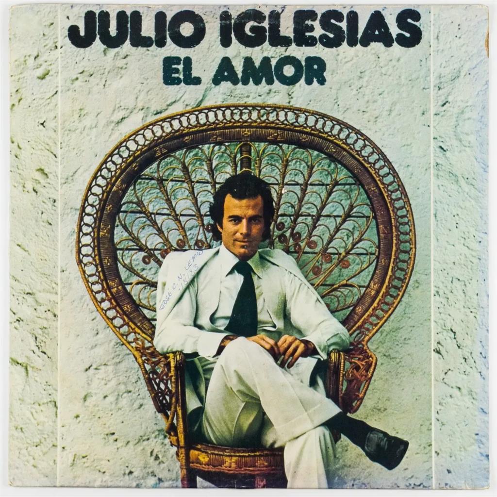 LP DISCO VINIL JULIO IGLESIAS EL AMOR- USADO autor JULIO IGLESIAS