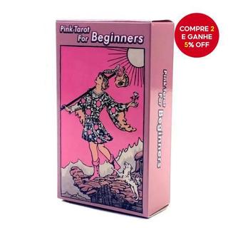Tarô rosa CHOCANTE para iniciantes, baralho de 78 cartas, jogos de tabuleiro, clássico, baralho oracular para festas,