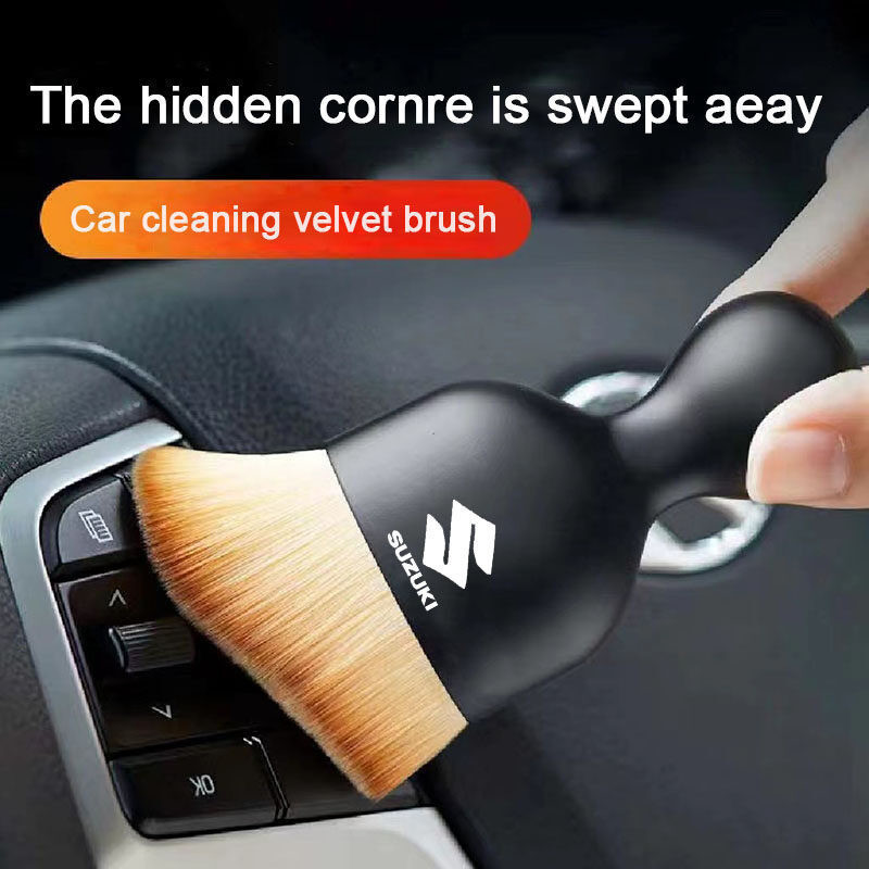 Escova de Limpeza para Suzuki Swift Jimny Vitara SX4 APV, Escova Macia para Limpeza de Canal de Saída de Ar, Escova Curv