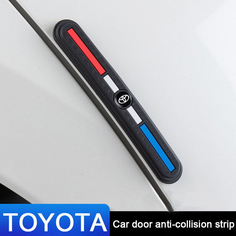2/4PCS Faixa Anticolisão Para Toyota GR Vios Wish Hilux Yaris Rush GR Corolla Cross Avanza Innova Veloz Fortuner Camry R