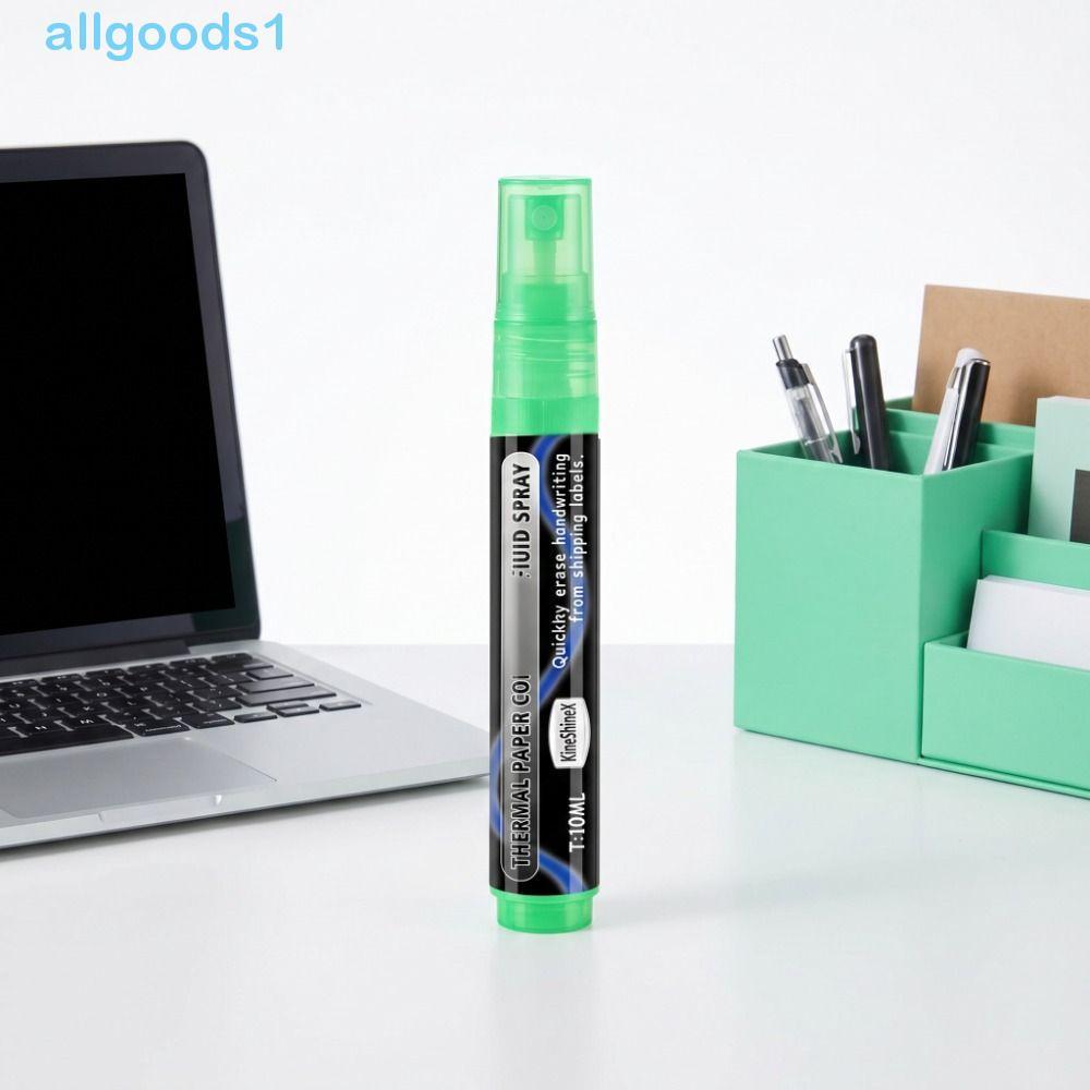 Caneta De Apagamento De Papel Térmico ALLGOODS , Spray Líquido Portátil Rápido , Remove Telefone De Endereço