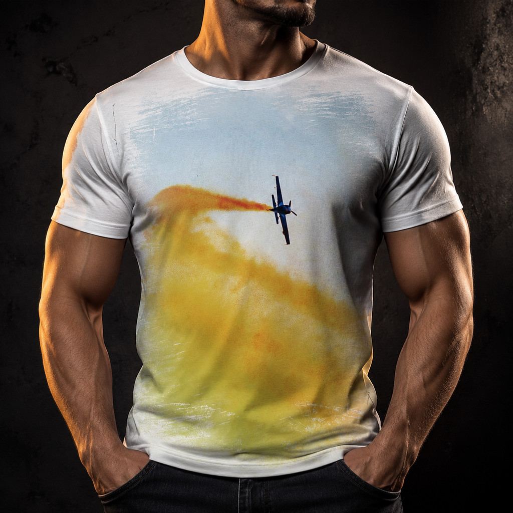 Camisa Camiseta Avião Esquadrilha Da Fumaça Aviação Voar Nuvens