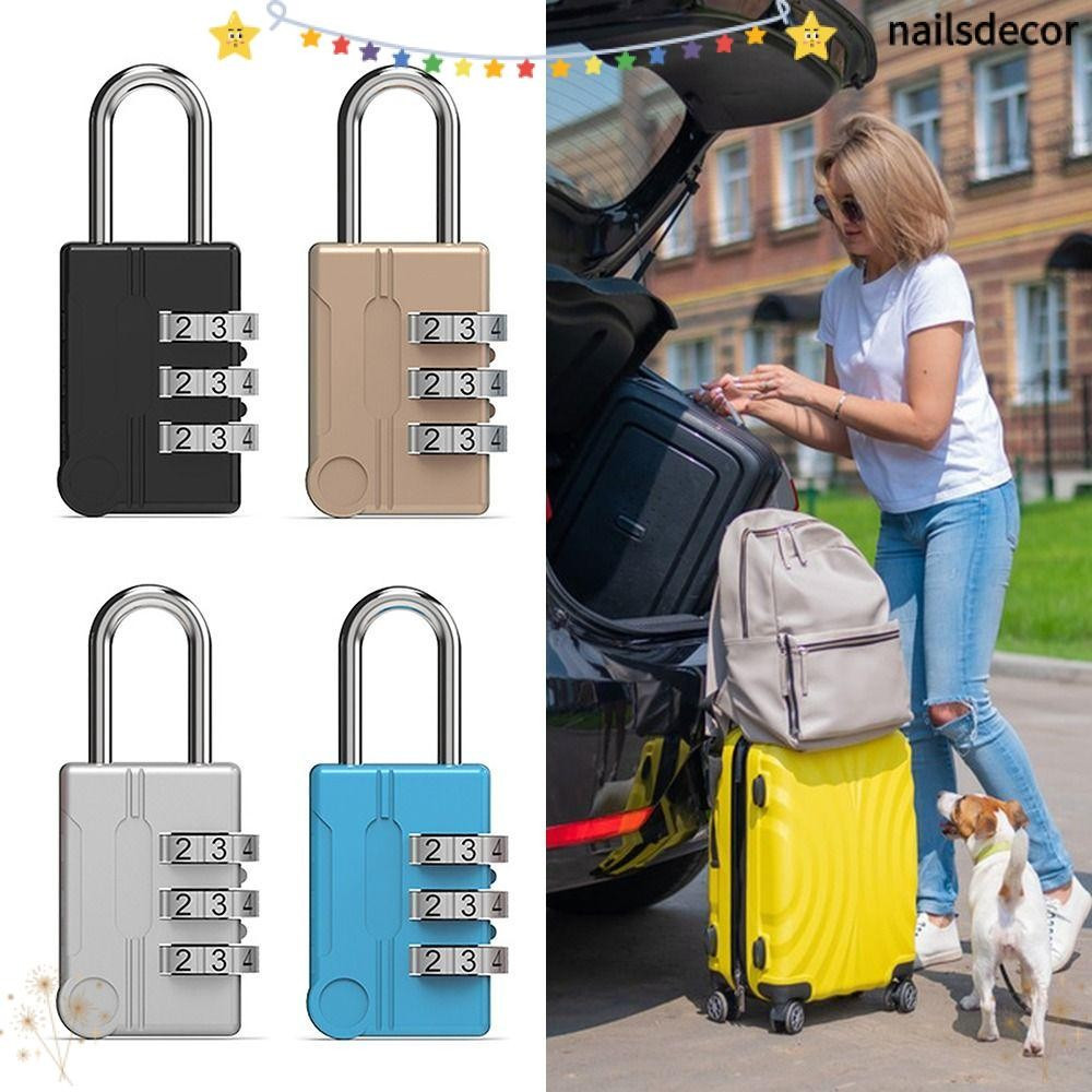 NAILSDECOR Bloqueio De Senha Para Viagem Portátil Mini Mochila Com Zíper