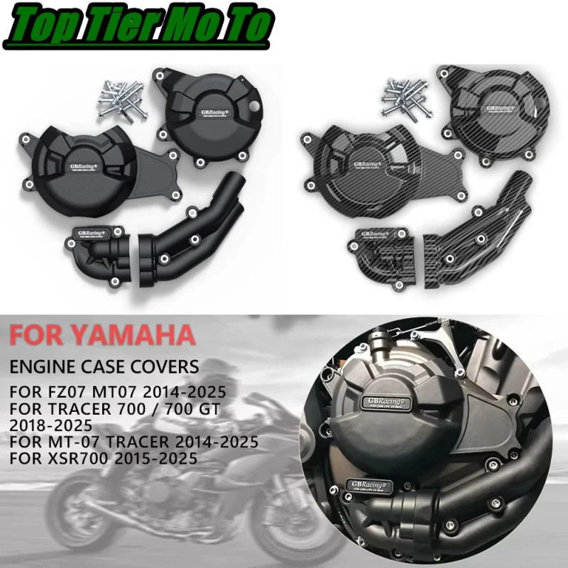 Escudo De Proteção Do Motor Da Motocicleta Modificado Capa Apto Para MT-07 XSR700 FZ TRACER 700/700 GT 2014-2025