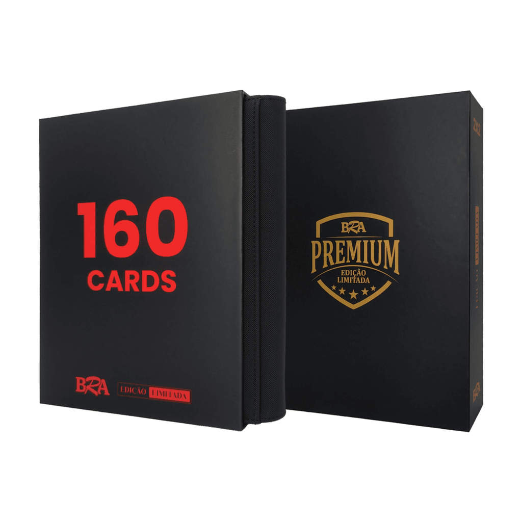Pasta Premium 2x2 Preta/Vermelha com 20 Folhas BRA - BC-2040-1