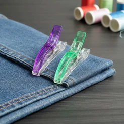 Kit 25 Clips Prendedor Para Costura Cor Variada Patchwork