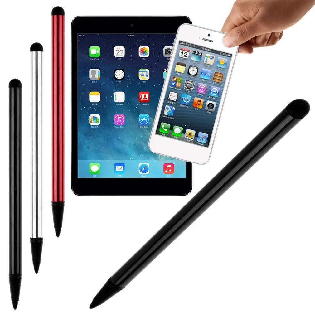2 Em 1 Touch Stylus Pen Lápis Resistivo Capacitivo Para iPad Phone Tablet PC