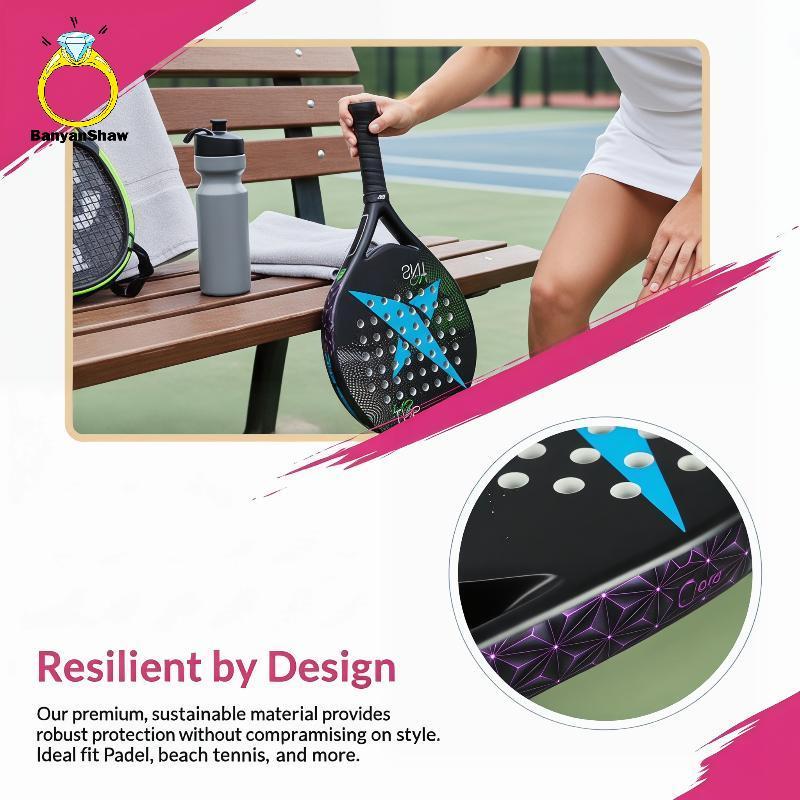 [BANY] Sho Absorção Padel Raet Fita De Proteção Anti-Queda À Prova De Arranhões Paddle Head Edge Stier Alta Elasticidade