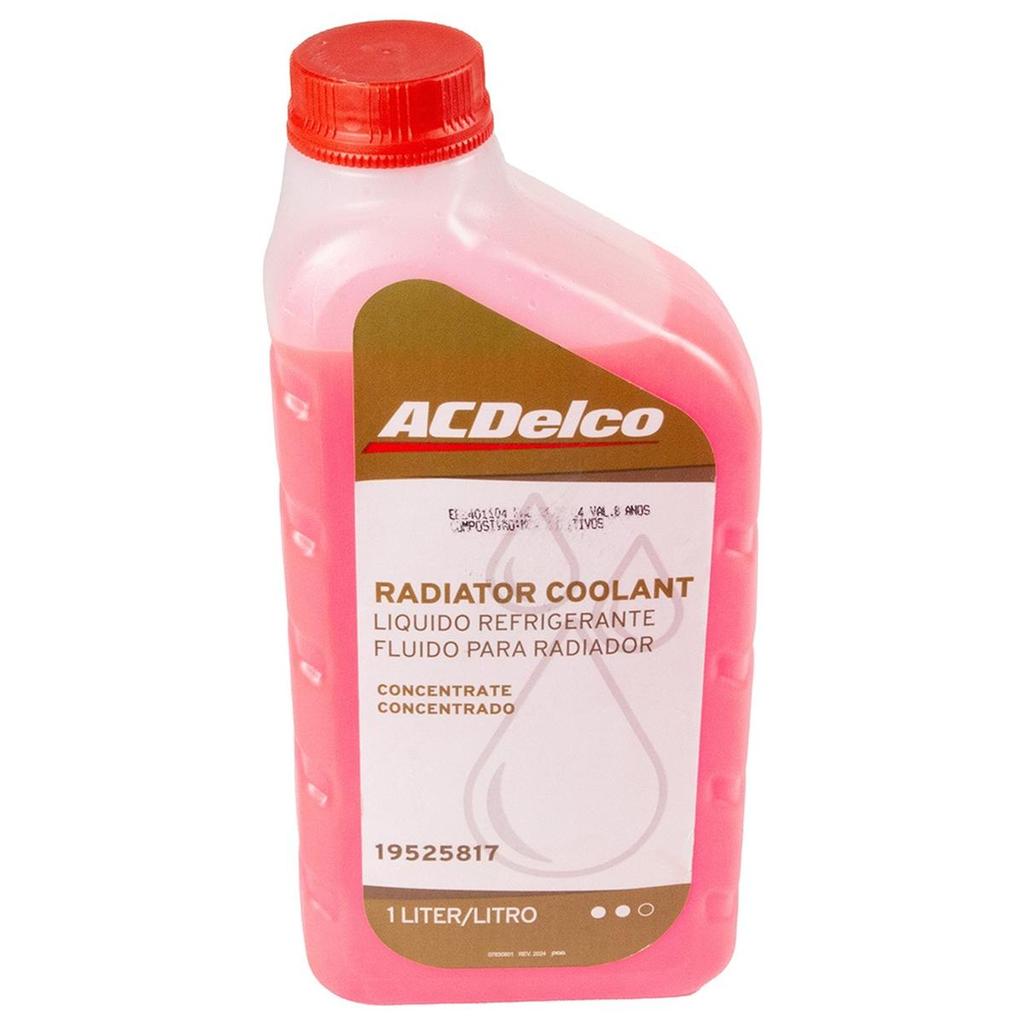 Fluido radiador concentrado rosa 1L Original ACDelco 19525817