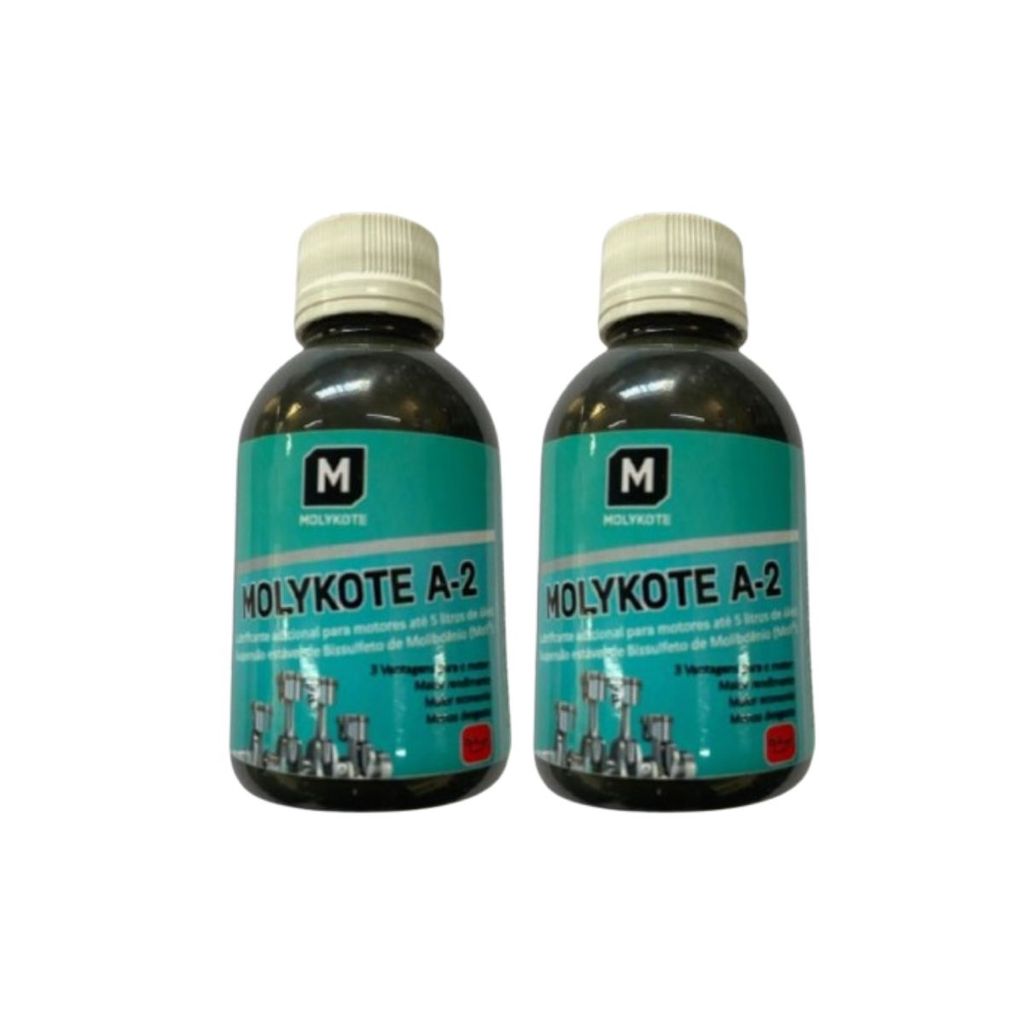 Kit 2 Molykote A2 100ml Aditivo MoS2 Bissulfeto De Molibdênio Reduz Atrito E Evita Desgaste